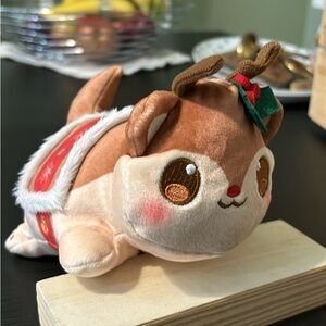 Aphmau meemeows reindeer cat plush like new